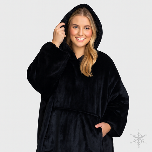 Siyah Souk Bea Giyilebilir Battaniye